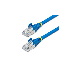 StarTech 20ft Cat6a Ethernet Cable - Blue - Low Smoke Zero Halogen (lszh) - 10gbe 500mhz 100w Poe Snagless Rj-45 W/strain Reliefs S/ftp Network Cord (NLBL20FCAT6AP)