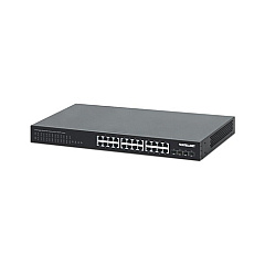 Intellinet 24-port Gigabit Ethernet Poe+ Switch With Four 10g Sfp+ Uplinks (561761)