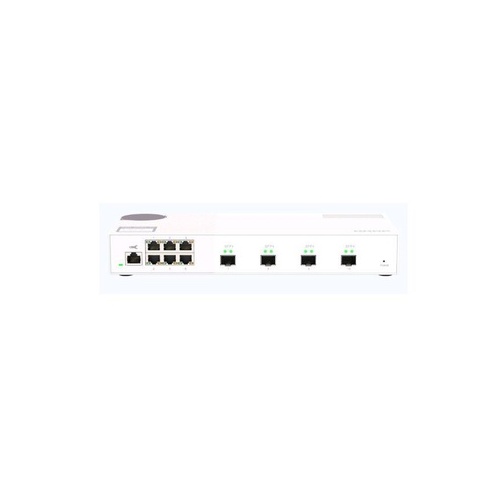 QNap Qsw-m408s 6-port Layer 2 Managed Switch. 6 X 2.5gbe (1g/100m) Ports And 4 X 10g Sfp+ Ports. Easy Management With Web Browser. (QSWM21064SUS)
