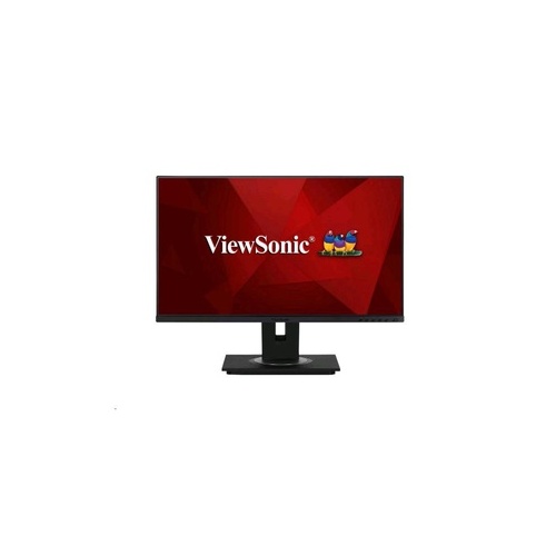 Viewsonic 24in Ergonomic 40-degree Tilt 1080p Ips Monitor W/ Hdmi, Dp, Vga. Single Head (VG2448A2_H2)