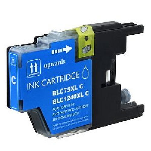 Compatible Brother LC75C Cyan Ink Cartridge
