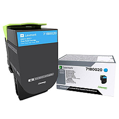 Lexmark 71B0020 Cyan Toner Cartridge