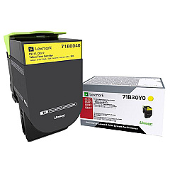 Lexmark 71B0040 Yellow Toner Cartridge
