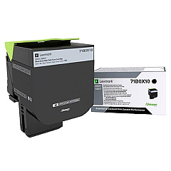 Lexmark 71B0X10 Black Toner Cartridge
