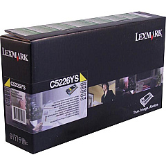 Lexmark C5226YS Yellow Toner Cartridge for US Government Lexmark C5226YS Yellow Toner Cartridge for US Government