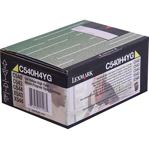Lexmark C540H4YG Yellow Toner Cartridge for US Government