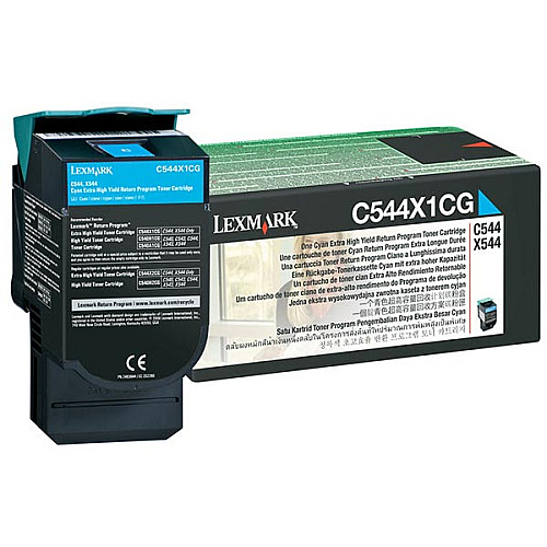Lexmark C544X4CG Cyan Toner Cartridge for US Government