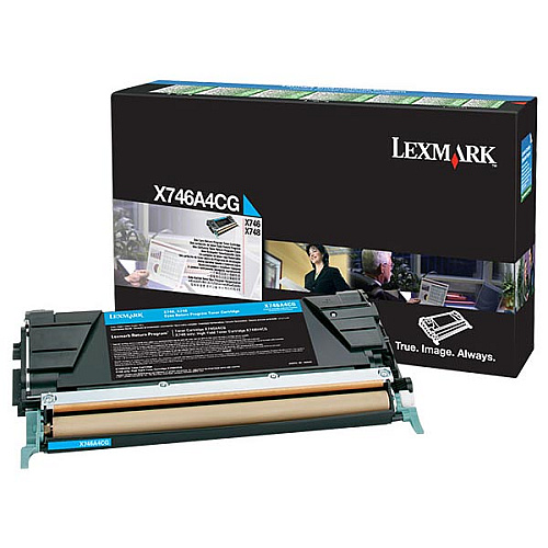 Canon NPG-60 CYAN TONER　4本セット Lexmark X746A4CG Cyan Toner Cartridge for US Government