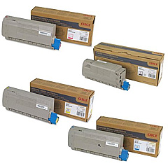 Okidata MC780 Toner Cartridge Set Okidata MC780 Toner Cartridge Set