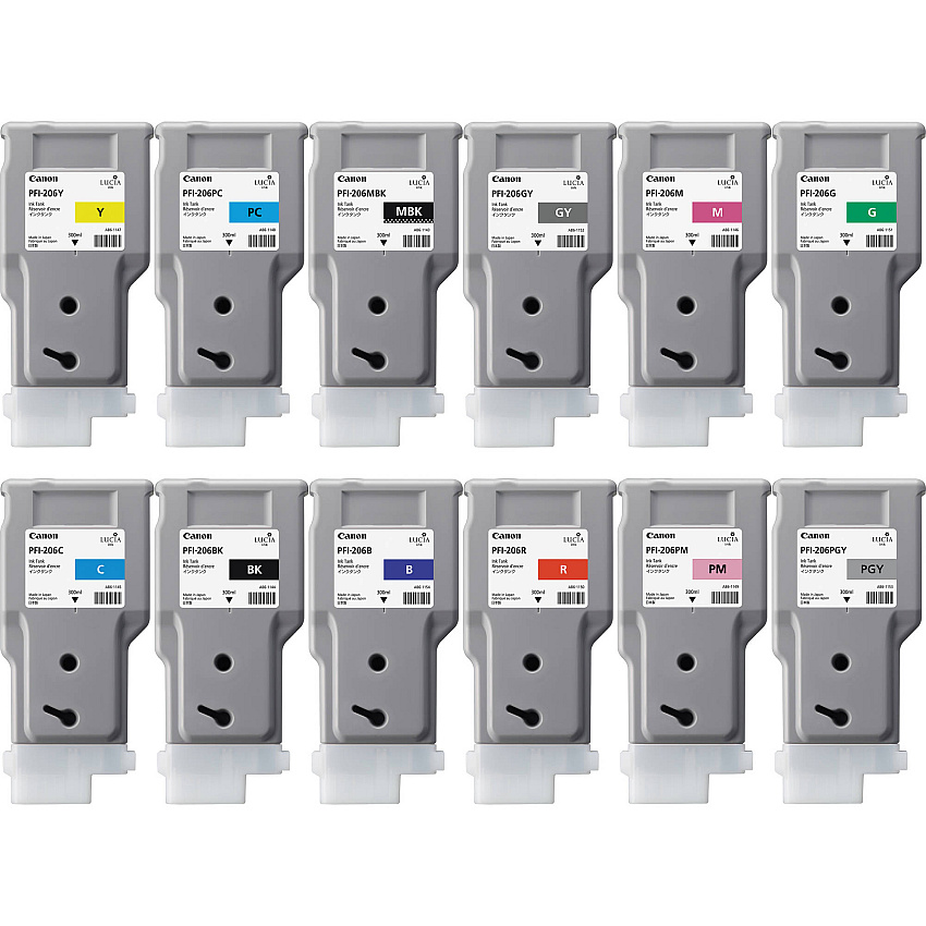 Canon PFI-206 Ink Tank Set