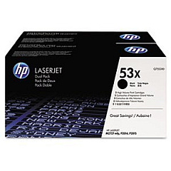 HP Q7553XD Black Toner Cartridge Dual Pack