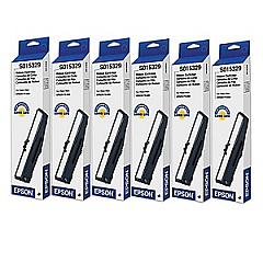 Epson S015329 Black Ribbon Cartridges