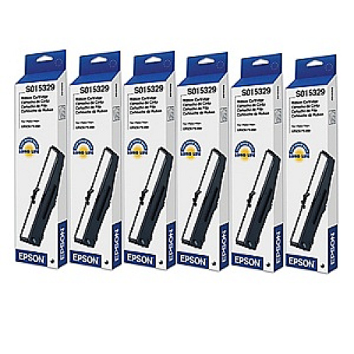 Epson S015329 Black Ribbon Cartridges