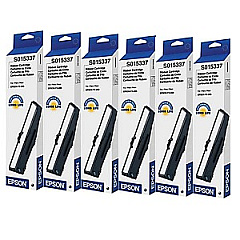 Epson S015337 Black Ribbon Cartridges