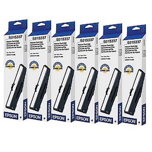 Epson S015337 Black Ribbon Cartridges