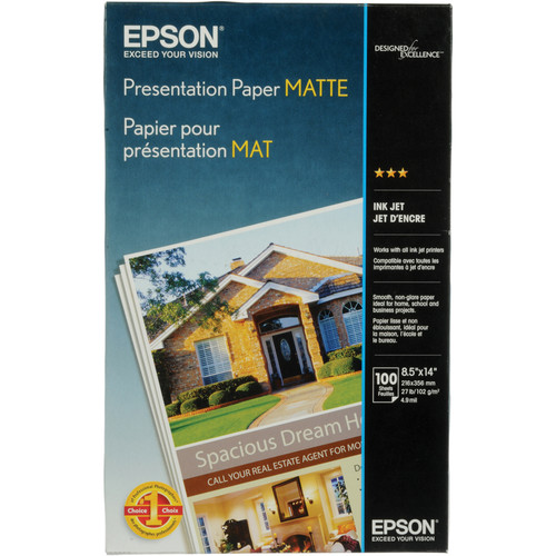 Epson S041067 Presentation Paper Matte