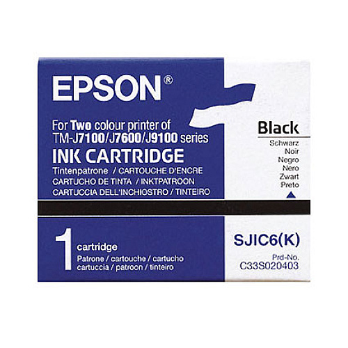 Epson SJIC6 Black Ink Cartridge