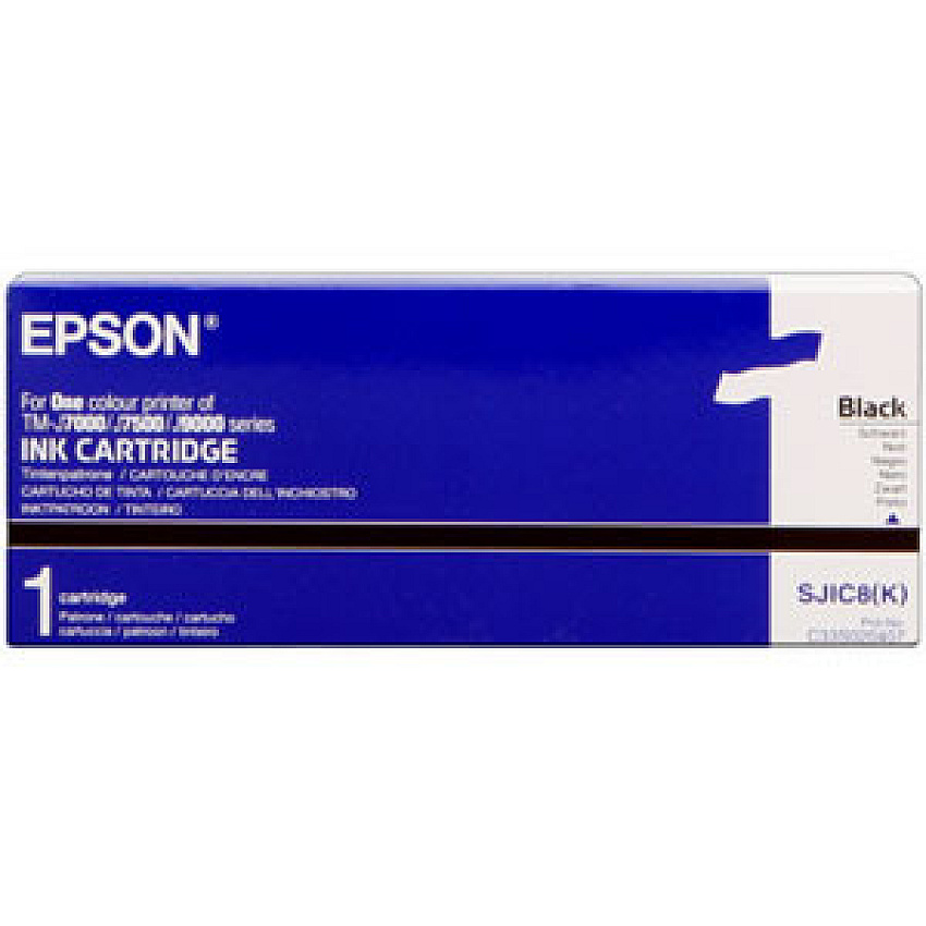 Epson SJIC8 Black Ink Cartridge | BlueDogInk.com