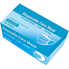 Special Buy Disposable Earloop Face Masks, 3 Ply, Blue, 50 Masks (85166) Special Buy Disposable Earloop Face Masks, 3 Ply, Blue, 50 Masks (85166)