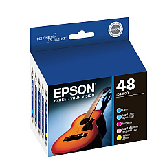 Epson (48) Cyan/Magenta/Yellow/Light Cyan/Light Magenta Ink Cartridge Multipack (5 x 430 Yield) (T04