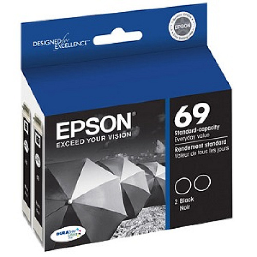 Epson T069120-D2 Black Ink Cartridge Dual Pack