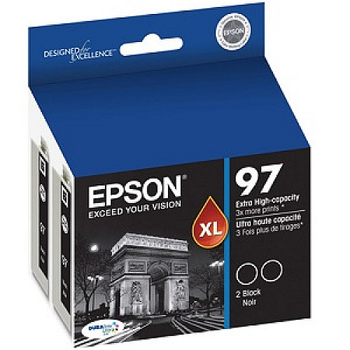 Epson T097120-D2 Black Ink Cartridge Dual Pack