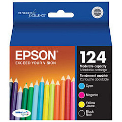 Epson T124120-BCS Combo-Pack Ink Cartridges