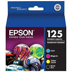 Epson T125120-BCS Combo-Pack Ink Cartridges