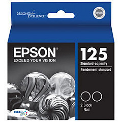 Epson T125120-D2 Dual Pack Black Ink Cartridges