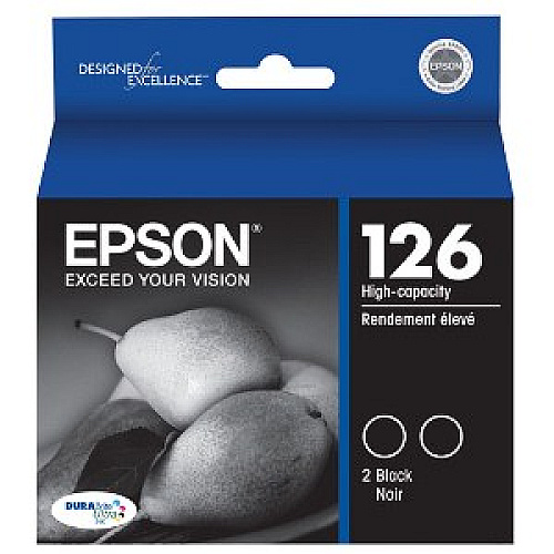 Epson T126120-D2 Dual Pack Black Ink Cartridges