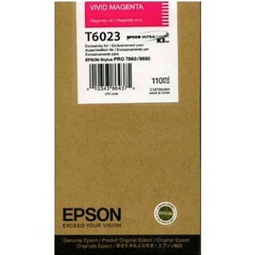 Epson T602300 Vivid Magenta Ink Cartridge