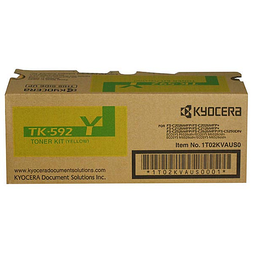 Kyocera TK592Y Yellow Toner Cartridge