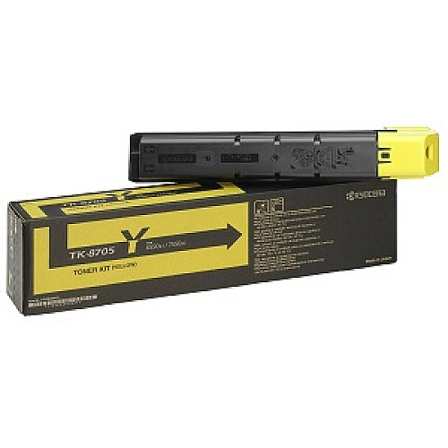 Kyocera TK8707Y Yellow Toner Cartridge