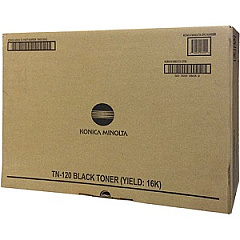 Konica Minolta TN-120 Black Toner Cartridge Konica Minolta TN-120 Black Toner Cartridge