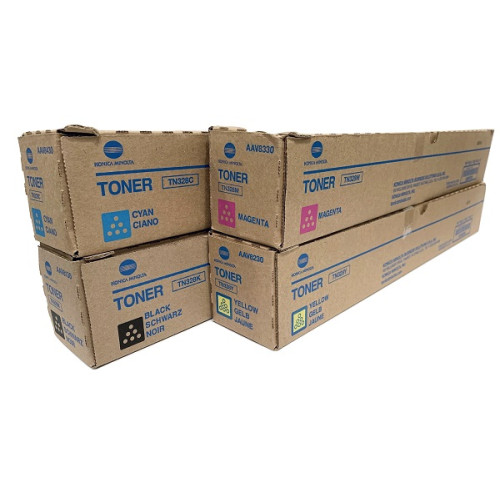 Konica Minolta TN328 Toner Cartridge Set | BlueDogInk.com