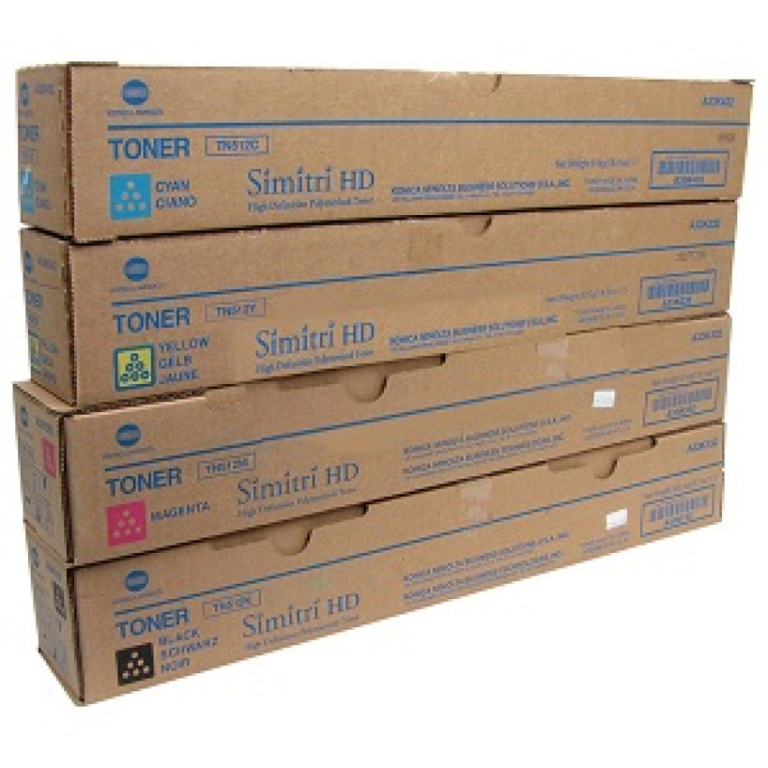 Konica Minolta TN512 Toner Cartridge Set