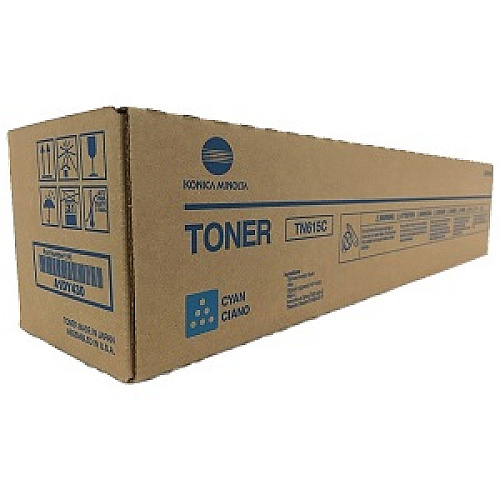 Konica Minolta TN615C Cyan Toner Cartridge