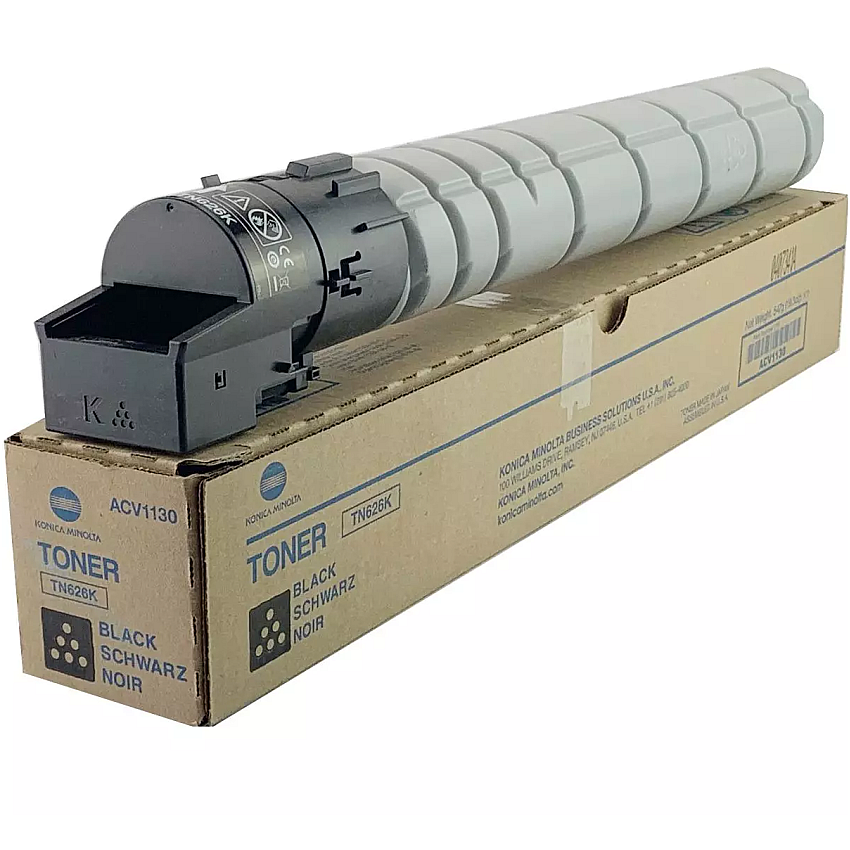 Konica Minolta TN626K Black Toner Cartridge