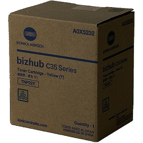 Konica Minolta A0X5232 Yellow Toner Cartridge