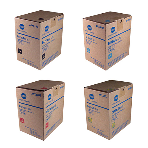 Konica Minolta TNP27 Toner Cartridge Set
