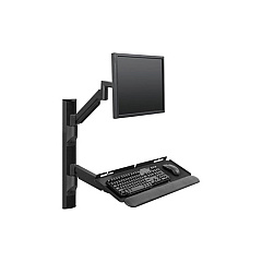 Hcw Distributing Vertical Wall Track With Monitor Arm (HMWT004800104)