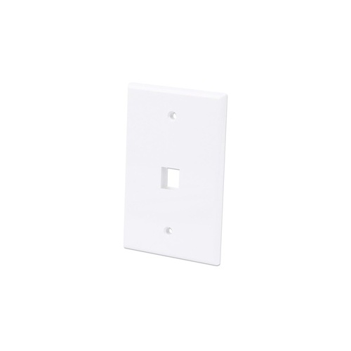 Intellinet 1-outlet Oversized Keystone Wall Plate (772518)