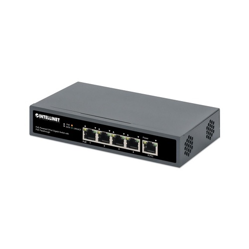Manhattan - Strategic Poe-powered 5-port Gigabit Switch With Poe Passthrough (561808)