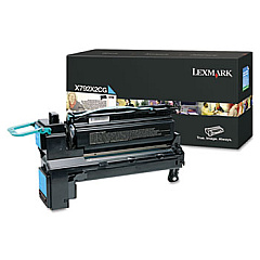 Lexmark X792X2CG Cyan Toner Cartridge