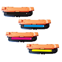 Innovera Remanufactured Toner Cartridge Set, Replacement For 647 (CE260A, CE261A, CE262A, CE263A) Innovera Remanufactured Toner Cartridge Set, Replacement For 647 (CE260A, CE261A, CE262A, CE263A)