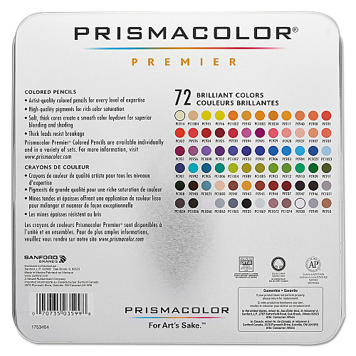 Prismacolor Premier Colored Pencil, 0.7 mm, 2H (#4), Assorted Lead