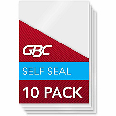 GBC Self Sealing Laminating Pouches Sheet Size Supported: Wallet-size - Laminating Pouch/Sheet Size: 2.38" Width x 3.88" Length x 8 mil Thickness - Glossy - for Document, Photo - Self-adhesive, Easy Peel, Durable - Clear - 10 / Pack (3745685) GBC Self Sealing Laminating Pouches Sheet Size Supported: Wallet-size - Laminating Pouch/Sheet Size: 2.38" Width x 3.88" Length x 8 mil Thickness - Glossy - for Document, Photo - Self-adhesive, Easy Peel, Durable - Clear - 10 / Pack (3745685)