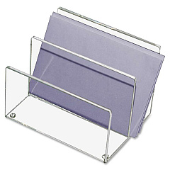 Kantek Mini Sorter 4" Height x 4.12" Width x 6.25" Depth - Desktop - Clear - Acrylic - 1 Each (AD50)