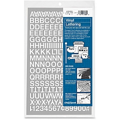 Chartpak Vinyl Helvetica Style Letters/Numbers 12 x Numbers, 167 x Capital Letters Shape - Self-adhesive - Helvetica Style - Easy to Use - 0.50" Height - White - Vinyl - 1 Pack (01016) Chartpak Vinyl Helvetica Style Letters/Numbers 12 x Numbers, 167 x Capital Letters Shape - Self-adhesive - Helvetica Style - Easy to Use - 0.50" Height - White - Vinyl - 1 Pack (01016)