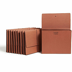 Smead Letter Recycled File Wallet 8 1/2" x 11" - 3 1/2" Expansion - Redrope - Reinforced Gusset, Elastic Closure, Flap - 30% Recycled - 10 / Box (71105) Smead Letter Recycled File Wallet 8 1/2" x 11" - 3 1/2" Expansion - Redrope - Reinforced Gusset, Elastic Closure, Flap - 30% Recycled - 10 / Box (71105)